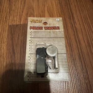 Spirit Silver and Black Police Whistle